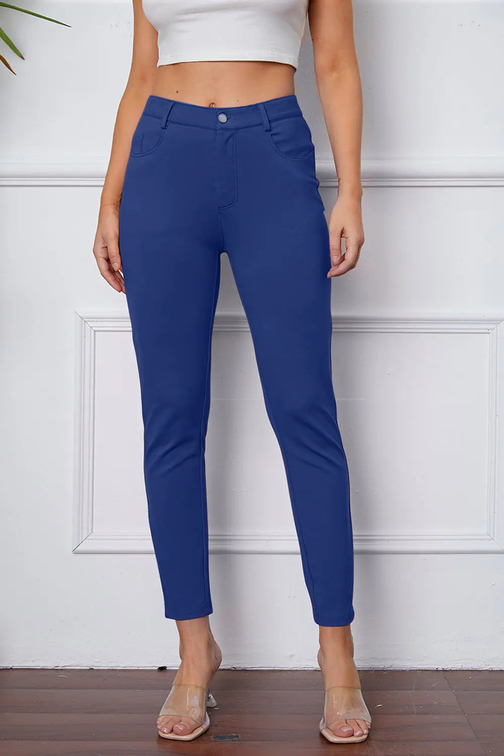 Basic Bae Stretchy Stitch Pants  Style Ratio
