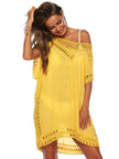 Bohemian Crochet Trim Beach Cover Up  Style Ratio