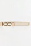 Geometric Double Buckle Elastic Belt  Style Ratio