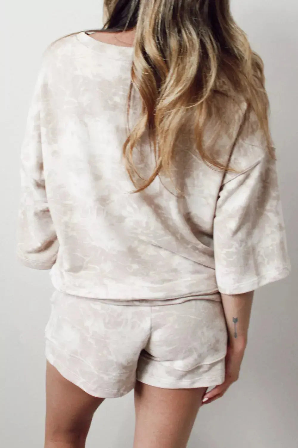Relaxed Fit Tie-Dye Top and Shorts Set  Style Ratio
