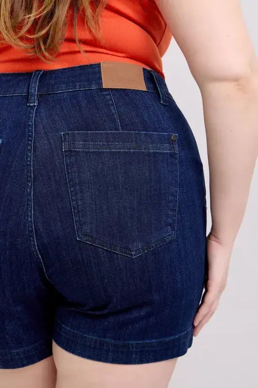 Judy Blue Full Size High Waist Denim Shorts  Style Ratio