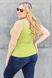 Basic Bae Full Size Square Neck Wide Strap Tank  Style Ratio
