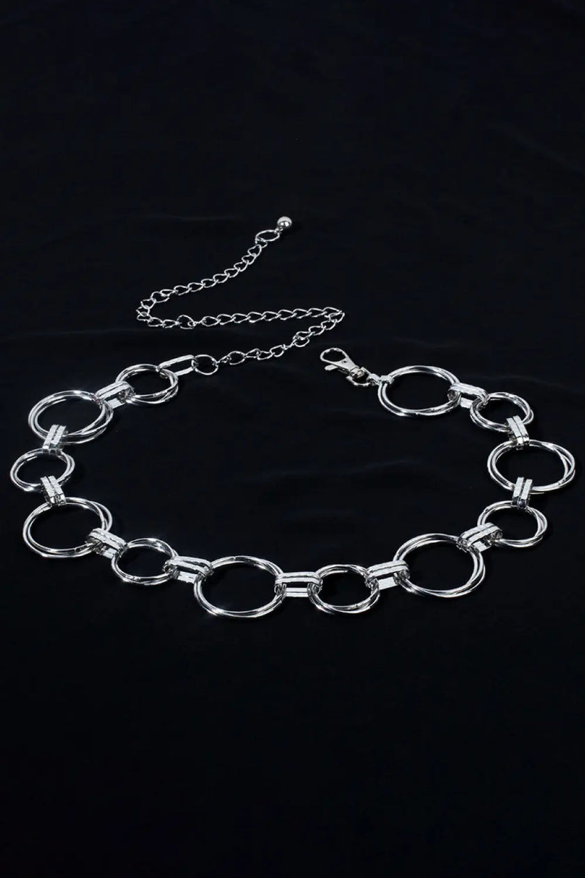 Alloy Chain Circle Shape Belt  Style Ratio