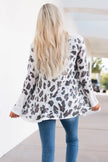 Printed Long Sleeve Cardigan  Style Ratio