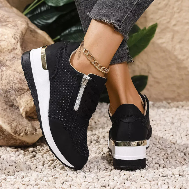 Lace Up Wedge Sneakers  Style Ratio
