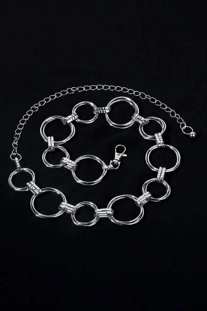 Alloy Chain Circle Shape Belt  Style Ratio
