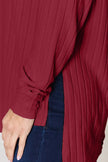Basic Bae Full Size Ribbed Round Neck Long Sleeve Shirt  Style Ratio