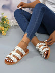 Studded Open Toe Sandals  Style Ratio
