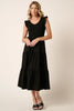 Mittoshop Smocked Ruffled Tiered Midi Dress  Style Ratio