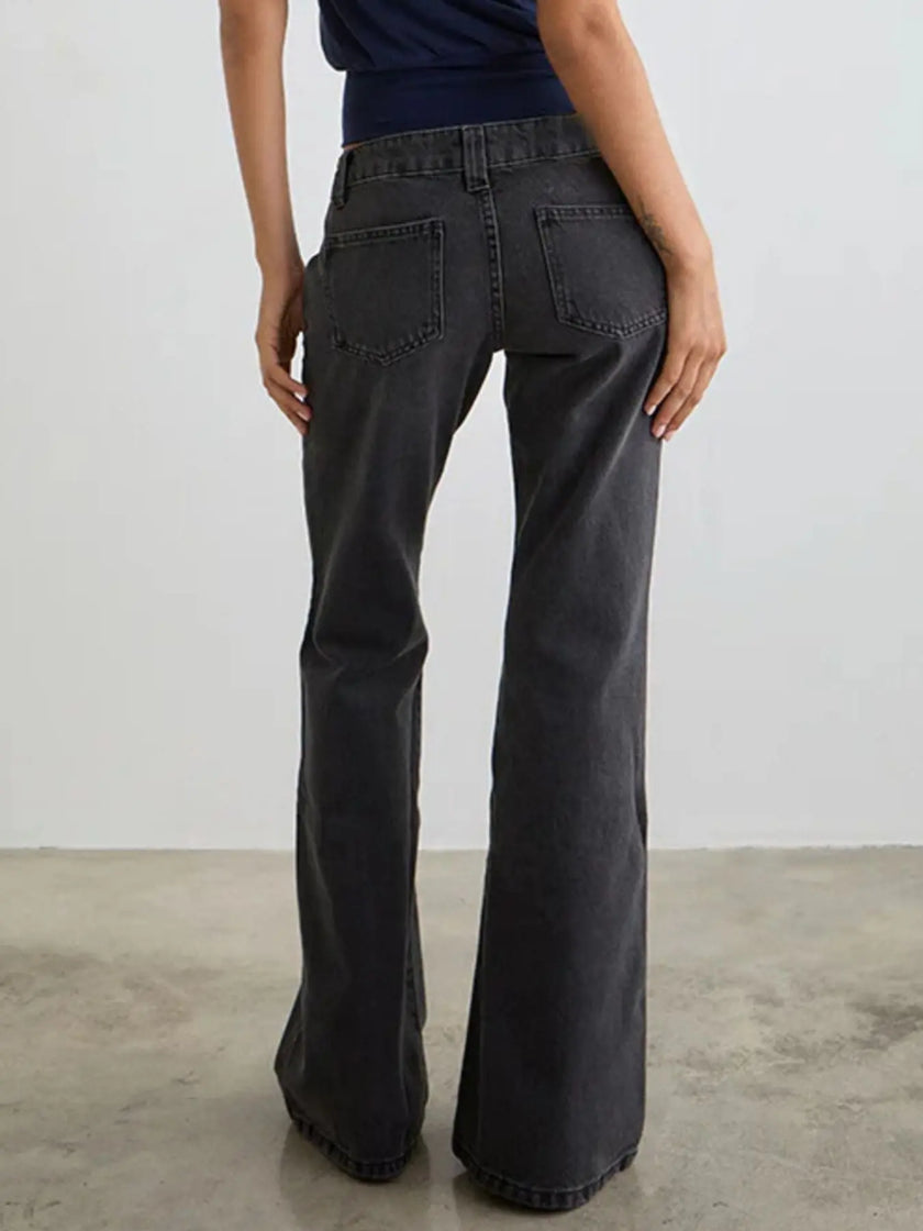 Low Rise Flare Leg Jeans  Style Ratio