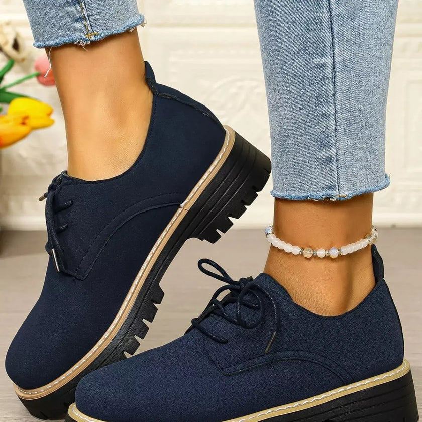 Lace-Up Platform Loafers  Style Ratio