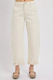 RISEN High Rise Relaxed Barrel Cuffed Jeans  Style Ratio