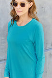 Basic Bae Full Size Round Neck Long Sleeve Top  Style Ratio