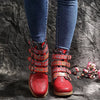 Embroidered Round Toe Boots  Style Ratio
