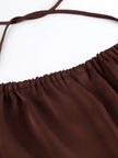 Backless Halter Neck Maxi Dress  Style Ratio
