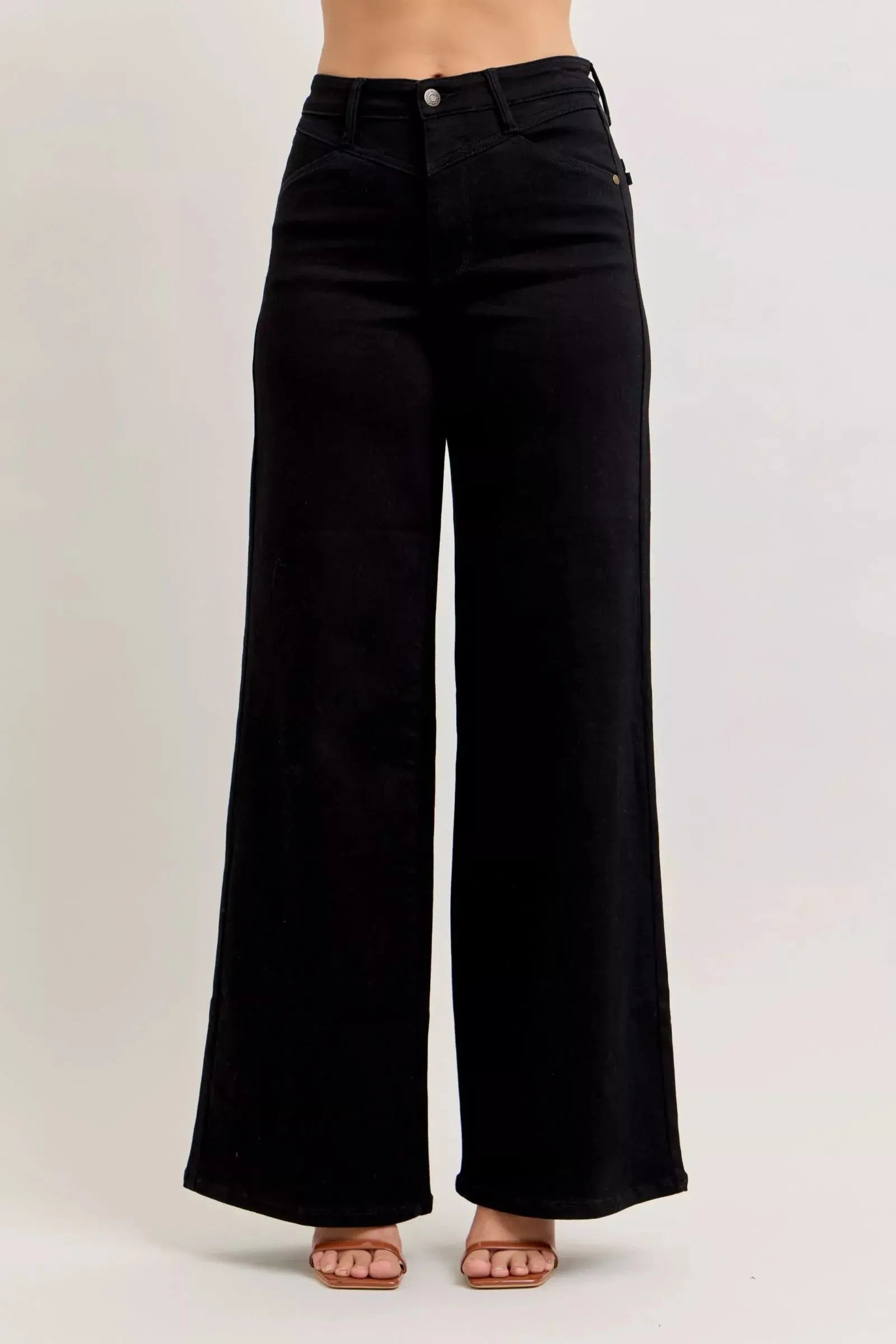 Judy Blue High-Waisted Wide Leg Jeans  Style Ratio