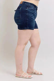Judy Blue High Waist Back Flap Pocket Denim Shorts  Style Ratio