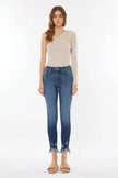 Kancan Raw Hem High Waist Cropped Jeans  Style Ratio