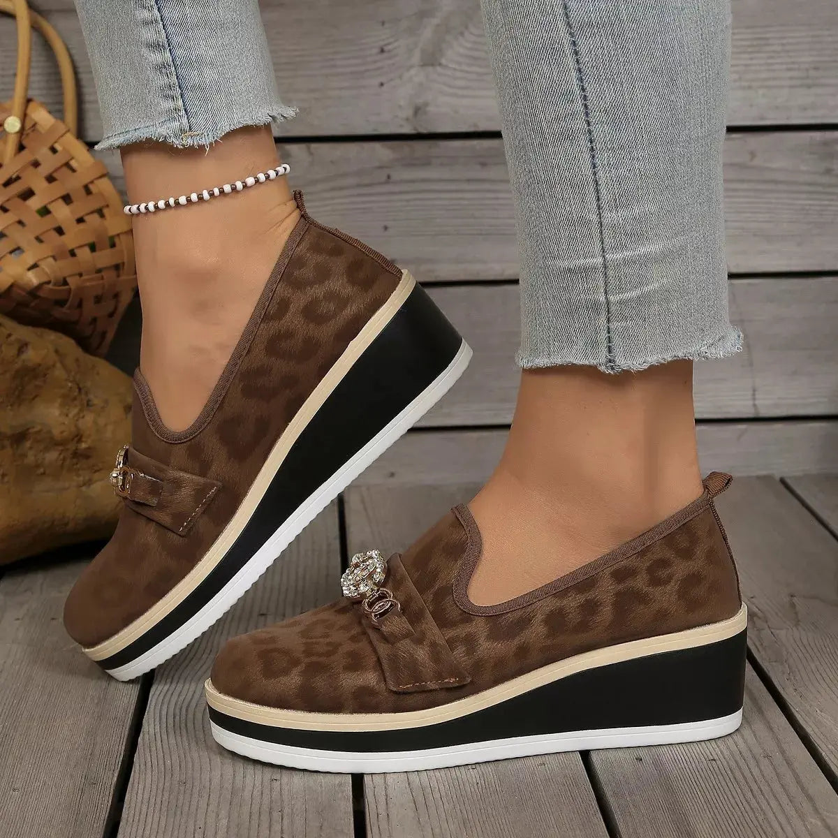 Leopard Print Platform Loafers  Style Ratio