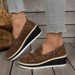 Leopard Print Platform Loafers  Style Ratio