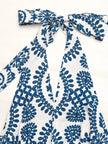 Printed Halter Neck Maxi Dress  Style Ratio