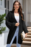 Open Front Longline Cardigan  Style Ratio