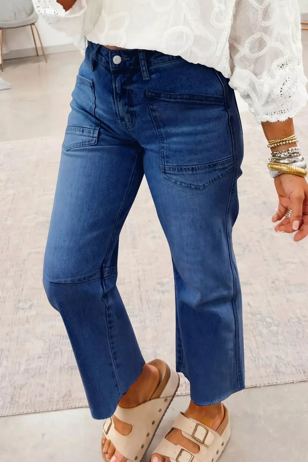 High Waist Straight Leg Jeans  Style Ratio