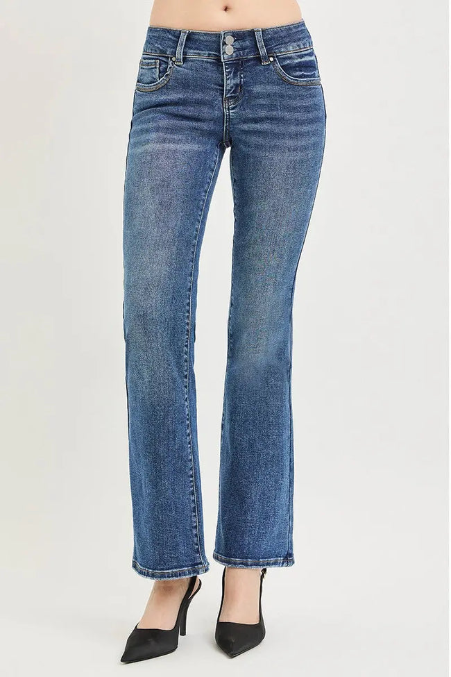 RISEN Tummy Control Low Rise Bootcut Jeans  Style Ratio