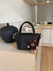 Two-Tone Flap Decor Crossbody Bag with Charm  Style Ratio