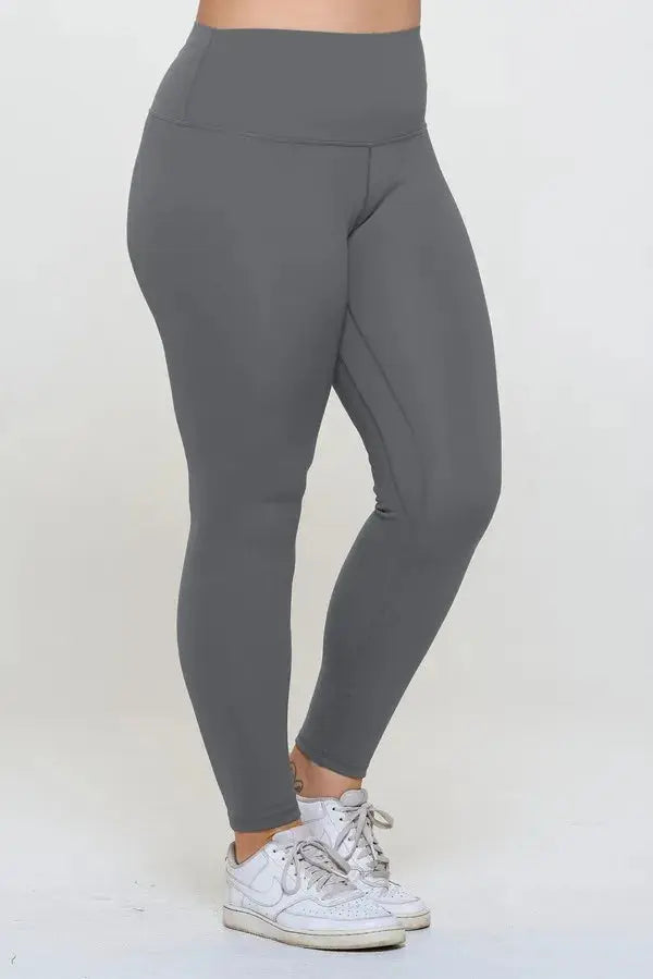 Yelete Full Size Fleece Lined High Waisted Leggings  Style Ratio