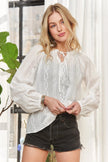 Adora Cotton Peasant Blouse  Style Ratio