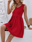 V-Neck Sleeveless Mini Dress  Style Ratio