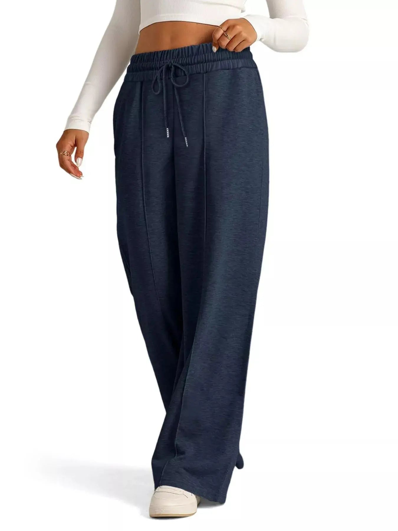 Wide Leg Drawstring Pants  Style Ratio