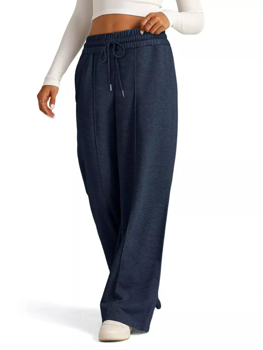 Wide Leg Drawstring Pants  Style Ratio