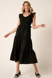Mittoshop Smocked Ruffled Tiered Midi Dress  Style Ratio