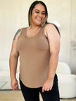 Basic Bae Full Size Round Neck Curved Hem Tank  Style Ratio