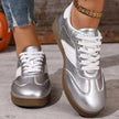 Round Toe Lace Up Sneakers  Style Ratio