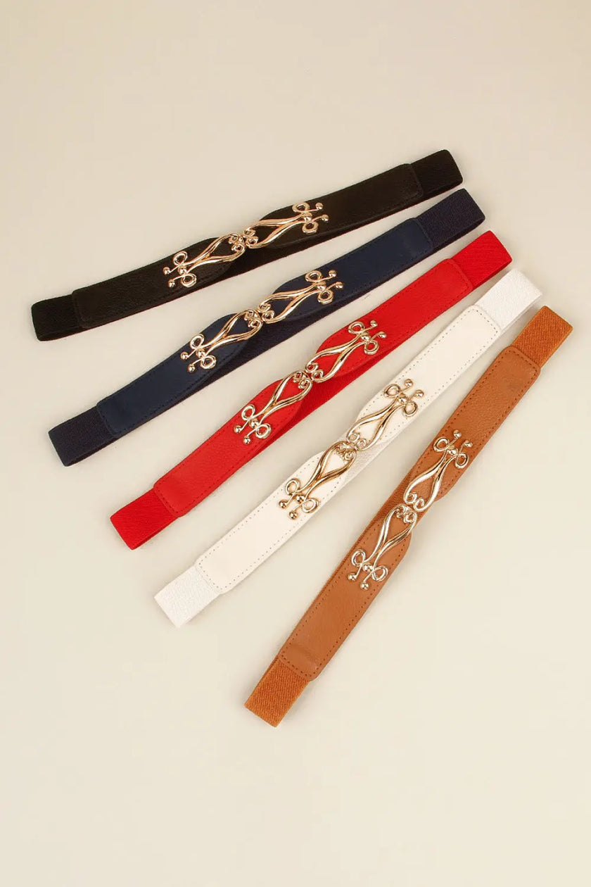 Alloy Buckle Elastic Belt  Style Ratio