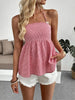 Gingham Halter Neck Cami Top  Style Ratio