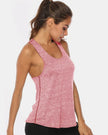 Full Size Scoop Neck Wide Strap Active Tank  Style Ratio