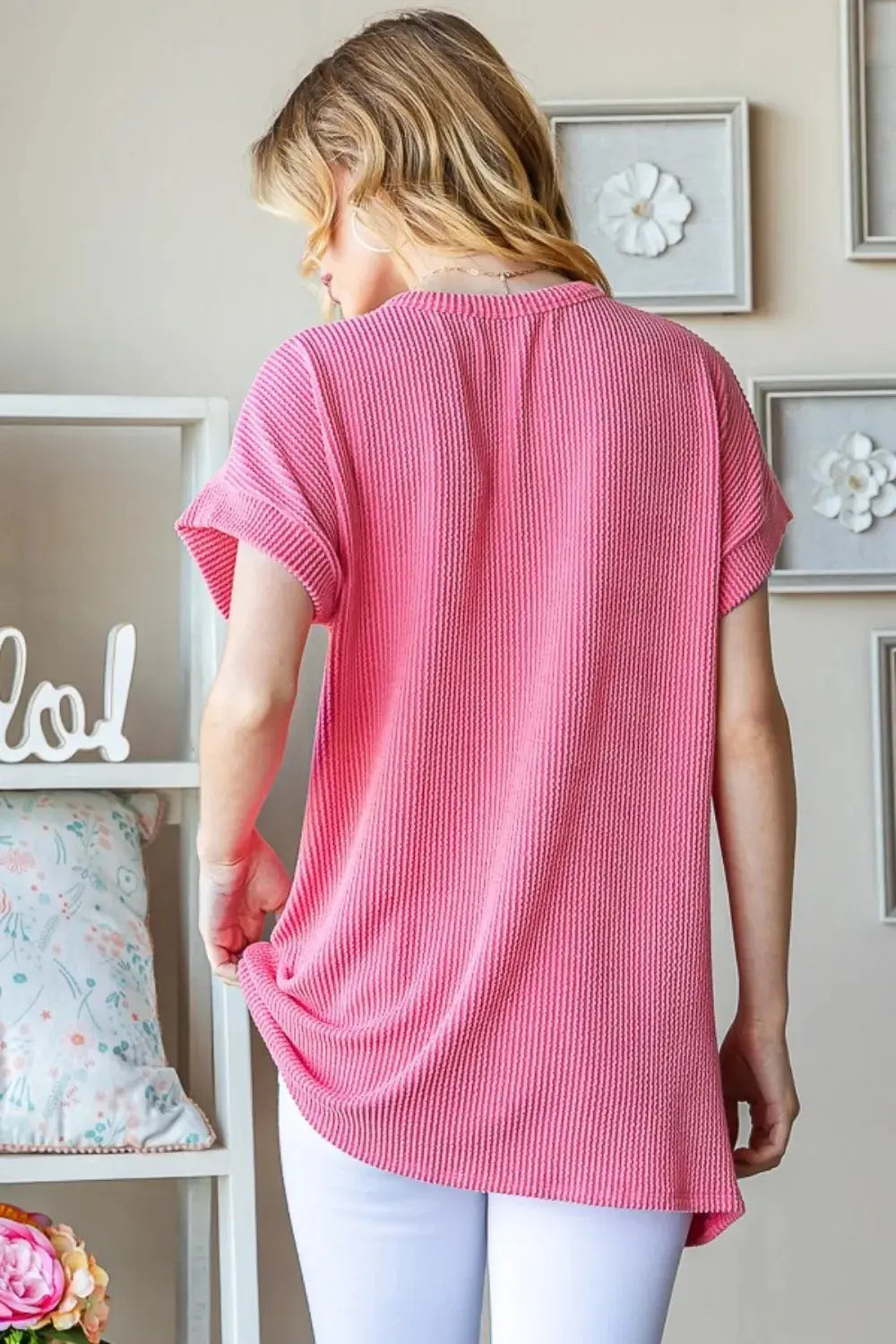 Heimish USA Graphic Short Sleeve Ribbed Shirt  Style Ratio