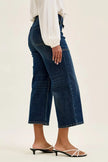 Judy Blue High Waist Wide Crop Utility Jeans with Patch Pocket  Style Ratio