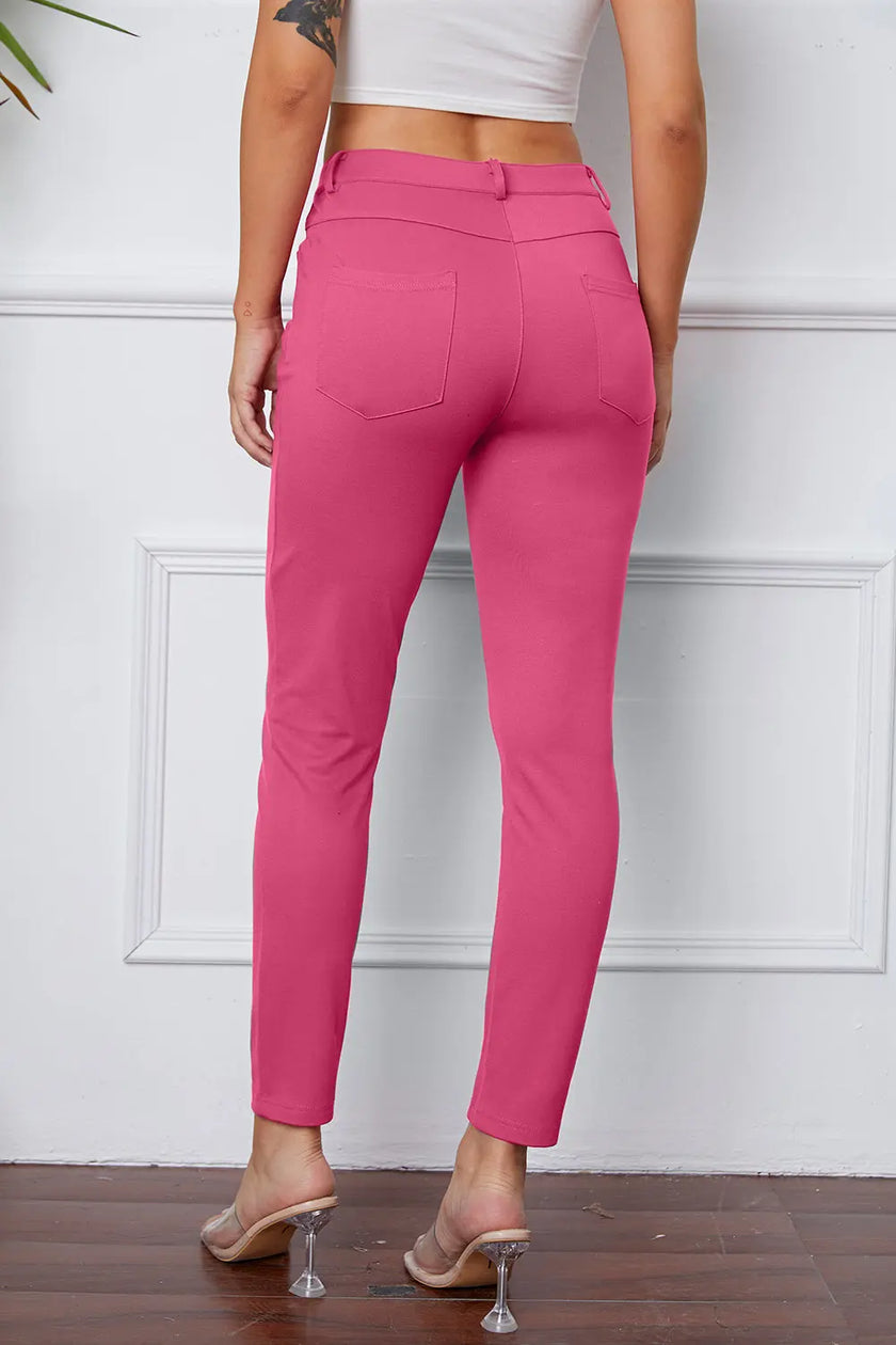 Basic Bae Stretchy Stitch Pants  Style Ratio