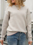 Bow-Back Round Neck Sweater  Style Ratio