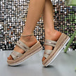 Open Toe Wedge Sandals  Style Ratio