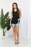 Blumin Ribbed V-Neck Tank  Style Ratio