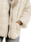 Quilted Zip Up Outerwear  Style Ratio