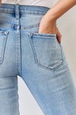 Kancan Full Size Mid Rise Y2K Slit Bootcut Jeans  Style Ratio