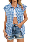 Gingham Button Down Short Sleeve Shirt  Style Ratio