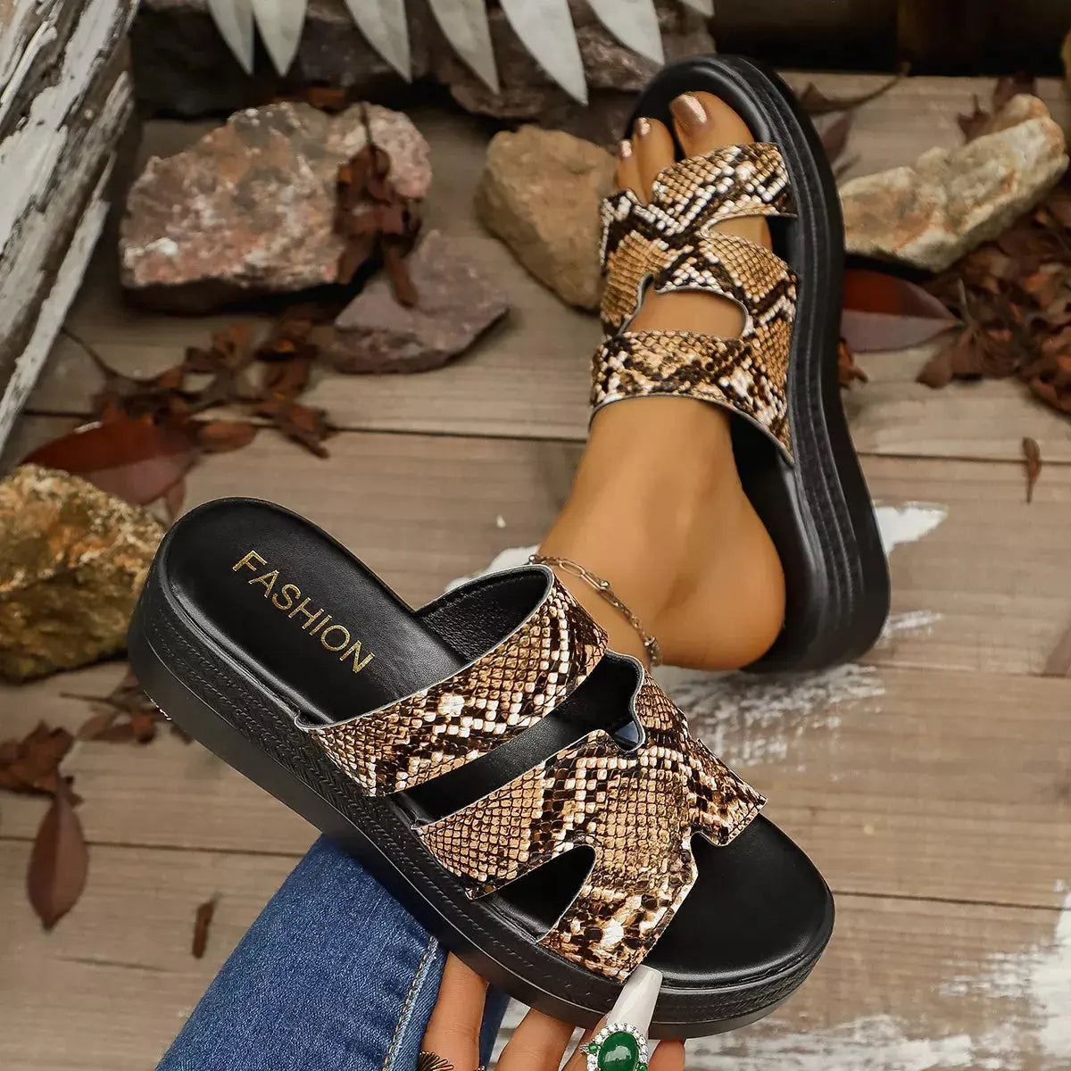 Open Toe Platform Sandals  Style Ratio